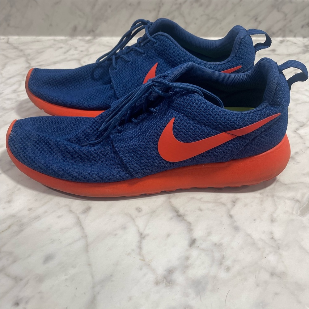 Nike Roshe Run Dark Royal Blue Orange sz.11